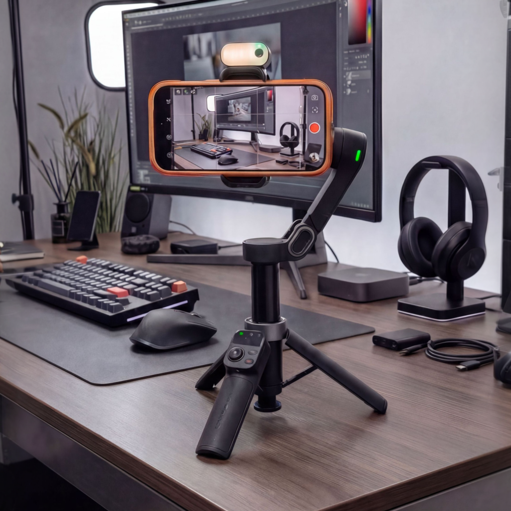 New Smart Handheld Gimbal With AI Tracking